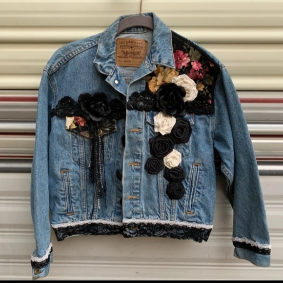 Customized Levis Denim Jacket 